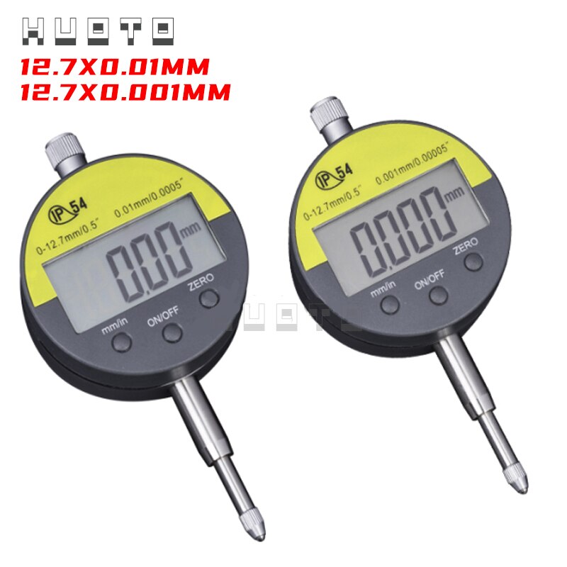Oil-proof IP54 Digital Micrometer Electronic Micrometro Metric/Inch 0-12.7mm/0.5" 0.01mm Precision Dial Indicator Gauge Meter
