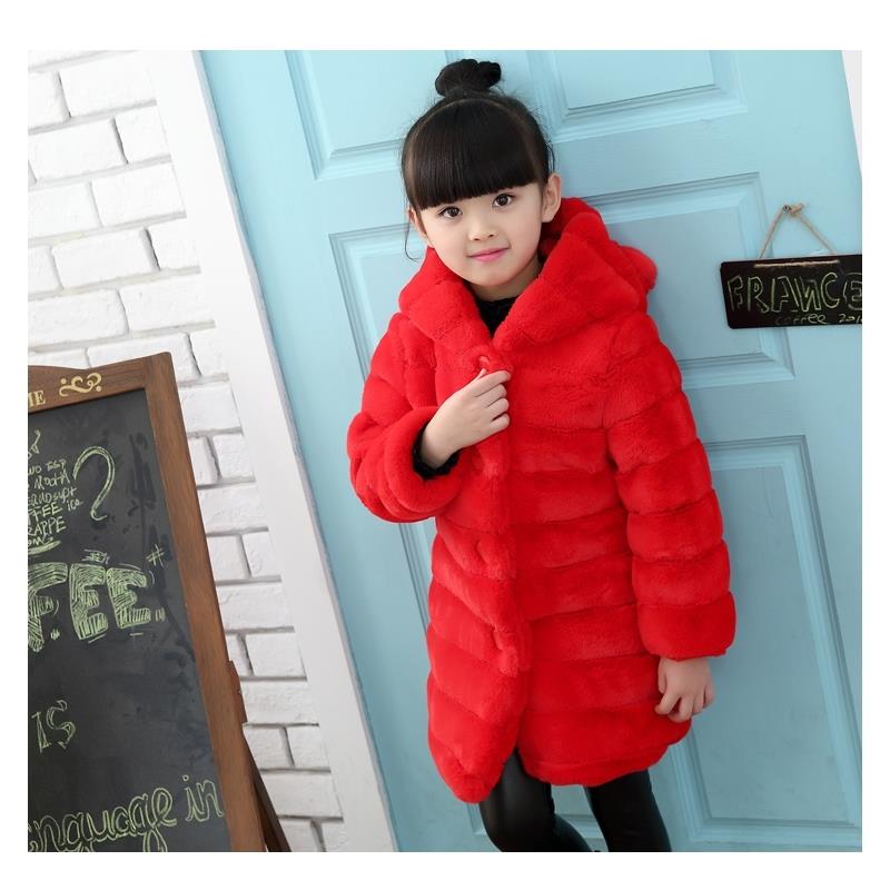 Herbst und Winter Mädchen Samt Mantel Kleidung Kinder Pelz Verdickung Jacke HPY009