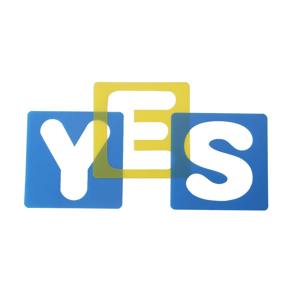 26pcs(A - Z) Alphabet Stencils Set Plastic Letter Painting Drawing Templates For Kids Posters Learning DIY Craft Decoration