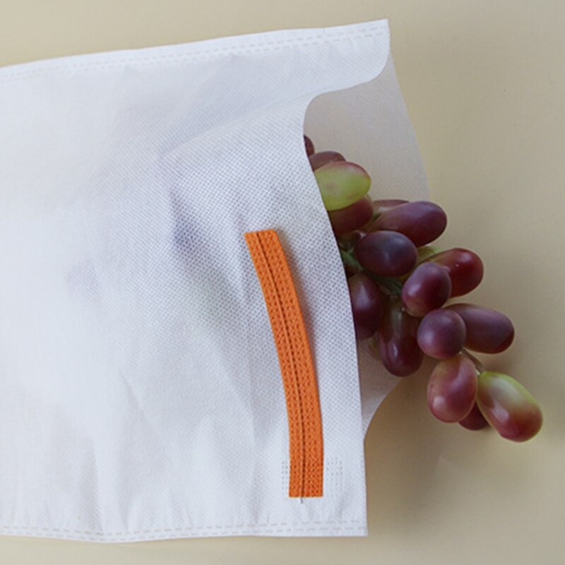 Bolsas de protección para frutas de 200 piezas, bolsa de red reutilizable, barrera contra insectos, aves, para proteger frutas, uvas, pera, 7x8 pulgadas