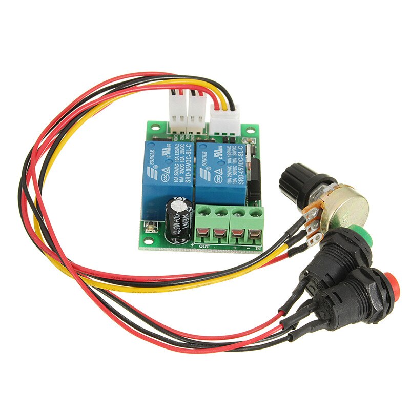 DC 6V ~ 24V PWM DC motor speed controller forward and reverse switch Linear actuator motor controller adjustable Speed Control