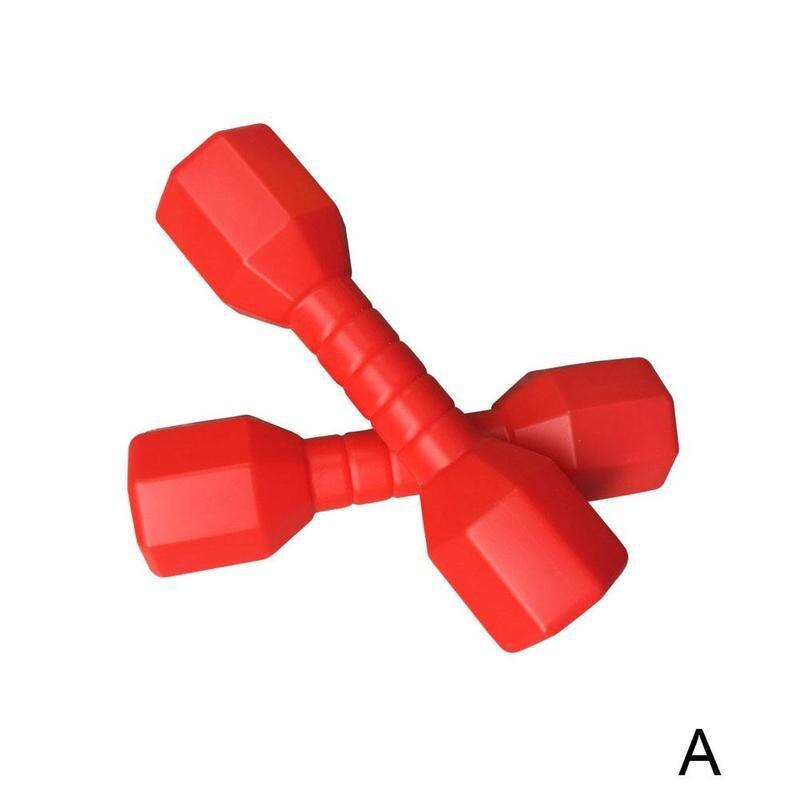 2 stuks/set halters voor vroege educatie fitnessapparatuur kleuterschool pe oefenhalters handgewichten fitness thuis: Beige