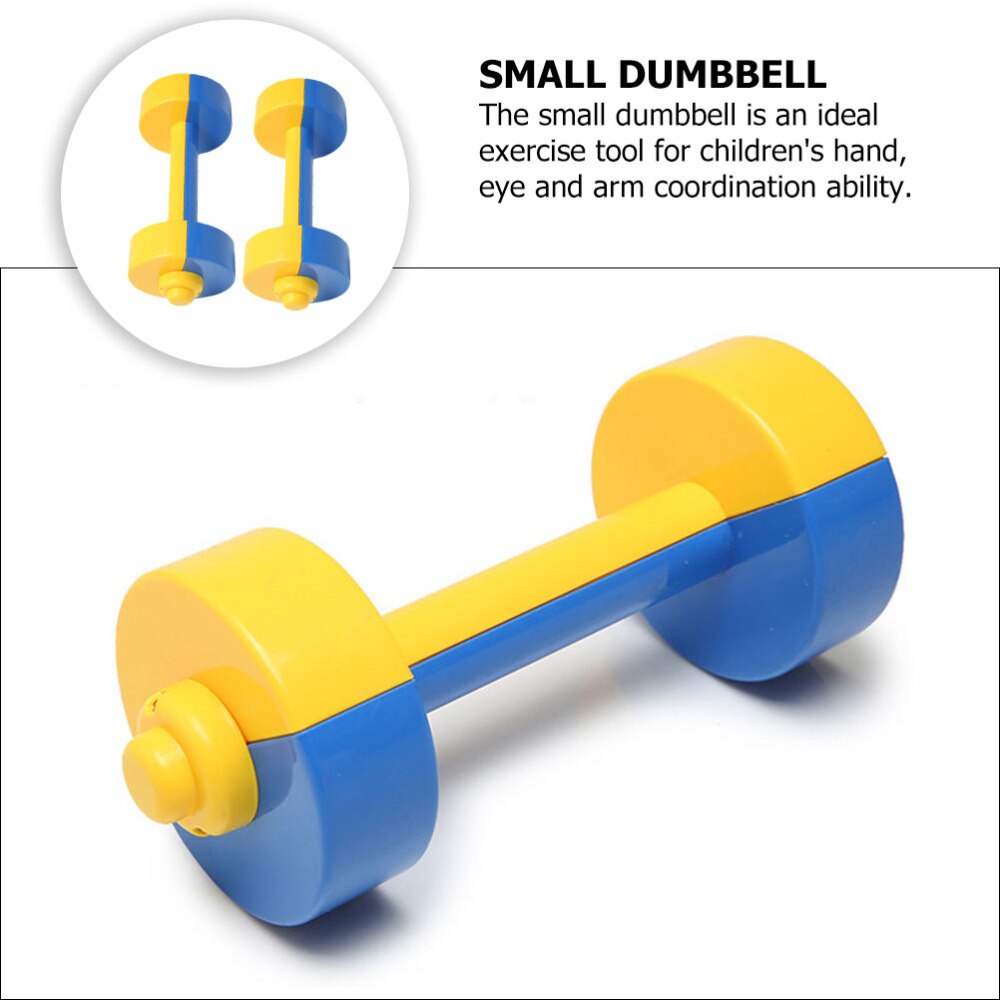 1 paire petit haltère Adorable Portable exercice haltères haltères pour enfants enfants