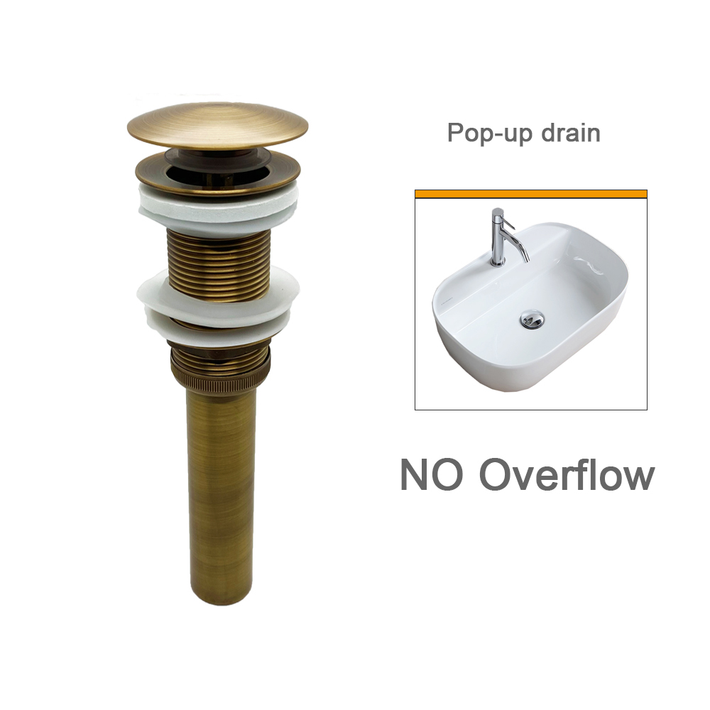 8-Farben-Pop-hoch-Abflussrohr-setzt für Badezimmer, Waschbecken, Abfallstopfen, Ventil, Waschbecken, Wasserkopf, undichtes Stopper-einstellen, Rotguss, Grau, Weiß: Lila