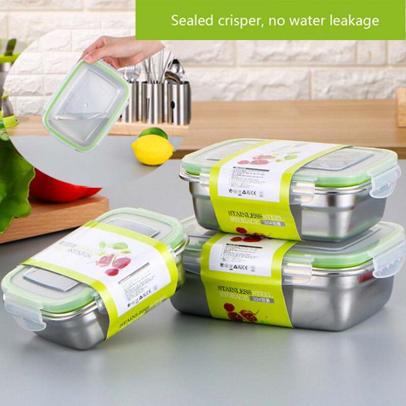Layer Stainless Steel Thermal Insulated Lunch Box Bento Food Container School