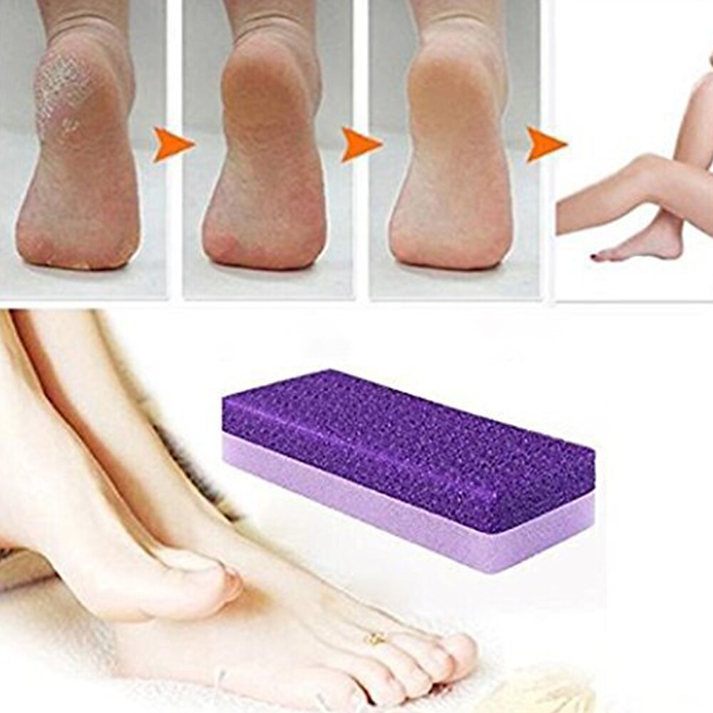 Raspa para pies y pedicura, esponja pómez para piel muerta, piedra Exfoliante para callos, eliminador de piel dura, herramientas para el cuidado de los pies