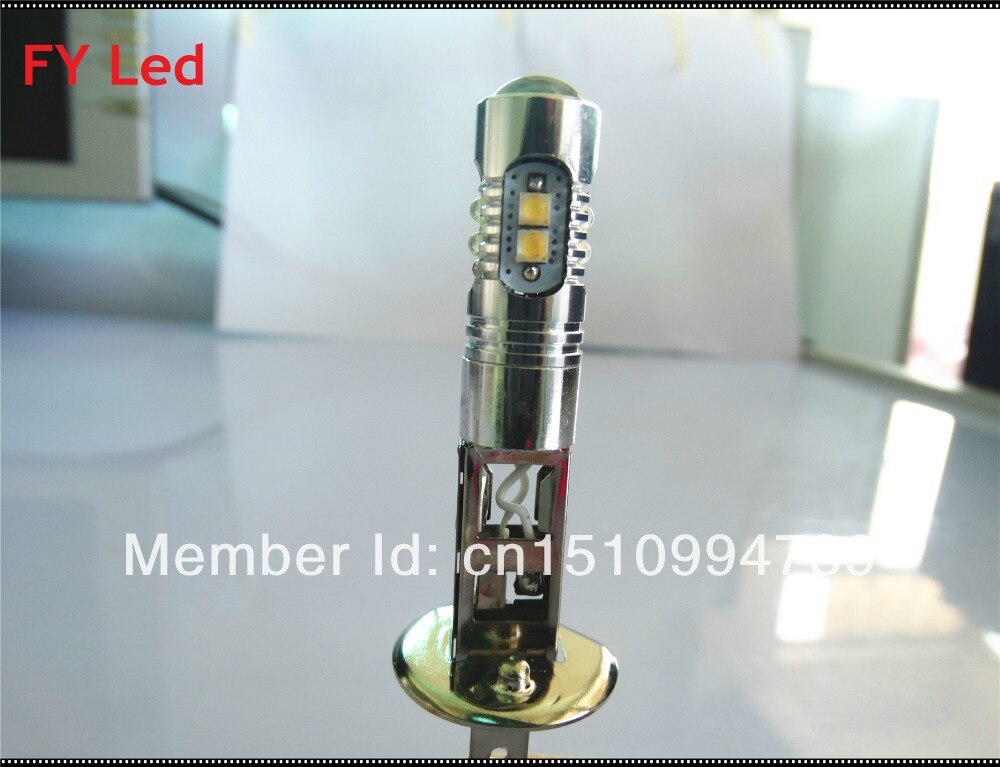 2pc/ lot led auto  h1 cree chip led 50w ,dc 12v 24v auto led  h1 mistlamp auto running led