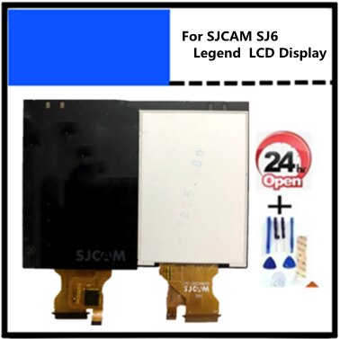 Pantalla LCD para SJCAM SJ6 Legend + Digitalizador de pantalla táctil Color blanco y negro + Kits: Default Title