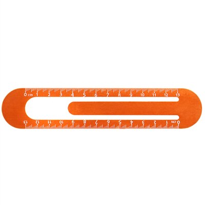 TUTU-règle métallique en acier inoxydable, outil de mesure de précision, -pages coloré Double face de 13cm, H0079