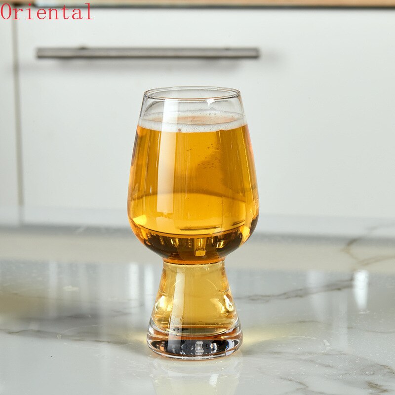 Art 500ml Craft Beer Steins Mug Personality Glasses Bar Goblet Lead-free Crystal Glass Wheat Beer Glass Cup Drinkware