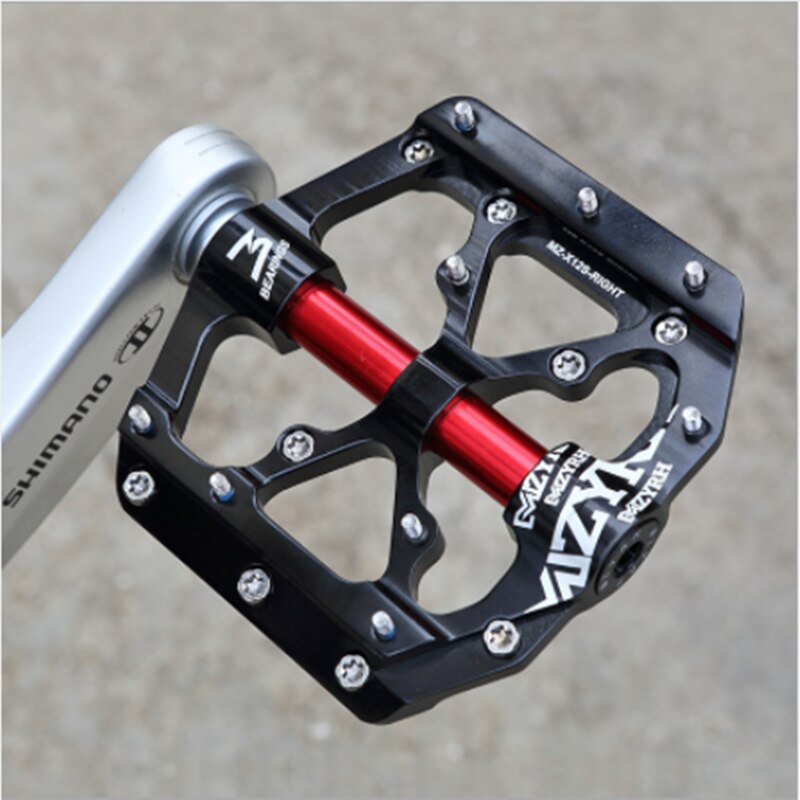 Pedales planos de aluminio ultralivianos para bicicletas de montaña, con 3 rodamientos y sellado Universal, Ciclismo de Carretera