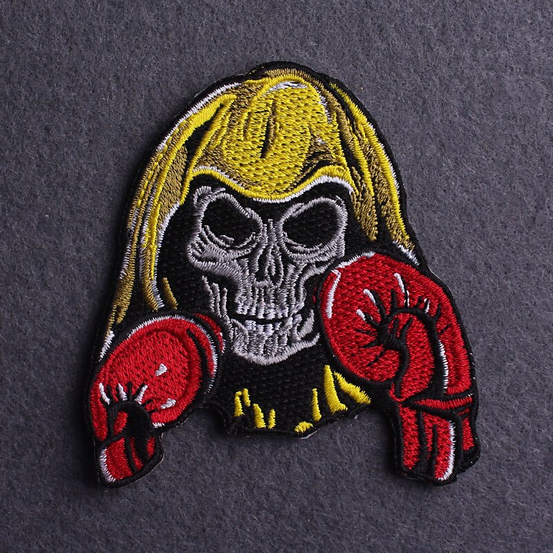 Nicediy Diy Schedel Patch Ijzer Op Patches Voor Kleding Applique Geborduurde Patches Voor Kleding Punk Patch Voor Jas Rugzak