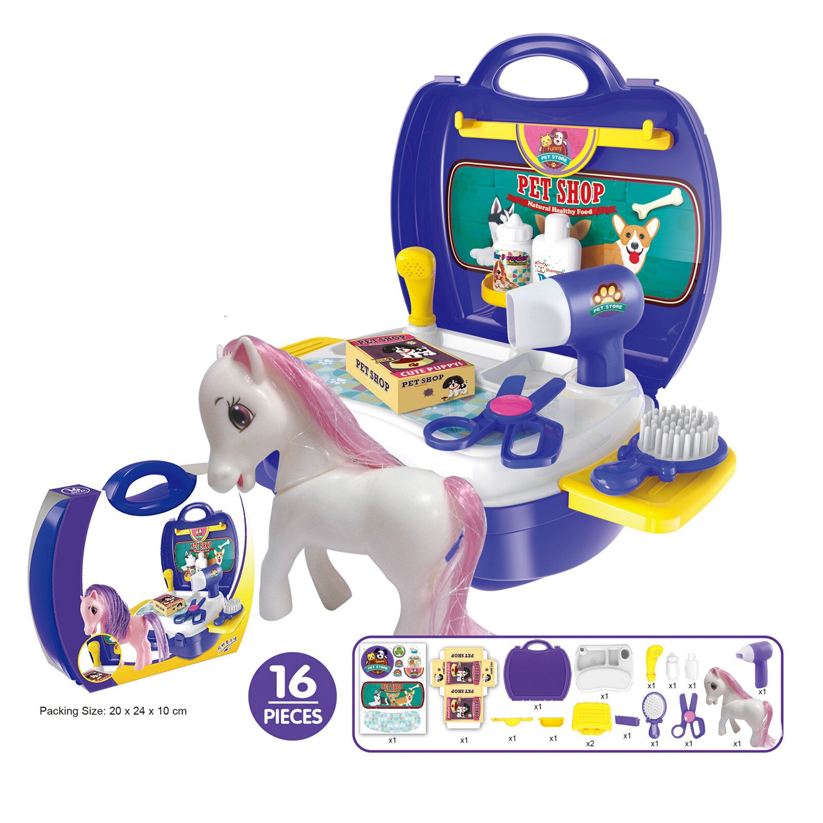 Udawaj zestaw zabawek mechanik zawody szefa kuchni odgrywanie ról zabawka prezent dla dziecka zestaw walizek mini rodzina gospodarowanie zabawki: 5