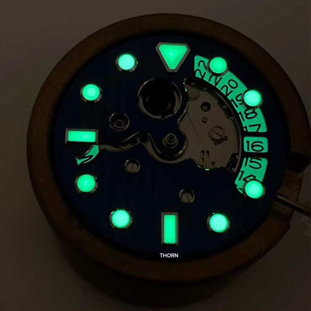 Horlogeonderdelen: 28.5mm holle skeletwijzerplaten,  c3 lichtgevende markeringen, geschikt voor 3.8h nh35/36 automatische uurwerken.