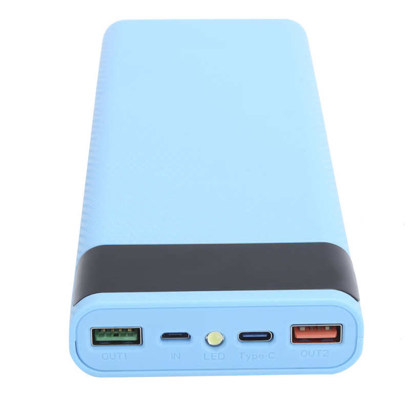 22.5W Quick Charging ABS 8 x 18650 Power Bank Case Kit No Welding Disassemble DIY