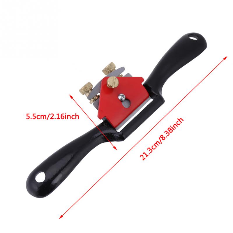 9 Inch Hand Schaafmachine Houtbewerking Trimmen Gereedschap Verstelbare Vliegtuig Spokeshave Hout Hand Cutting Edge Beitel Tool Met Schroef