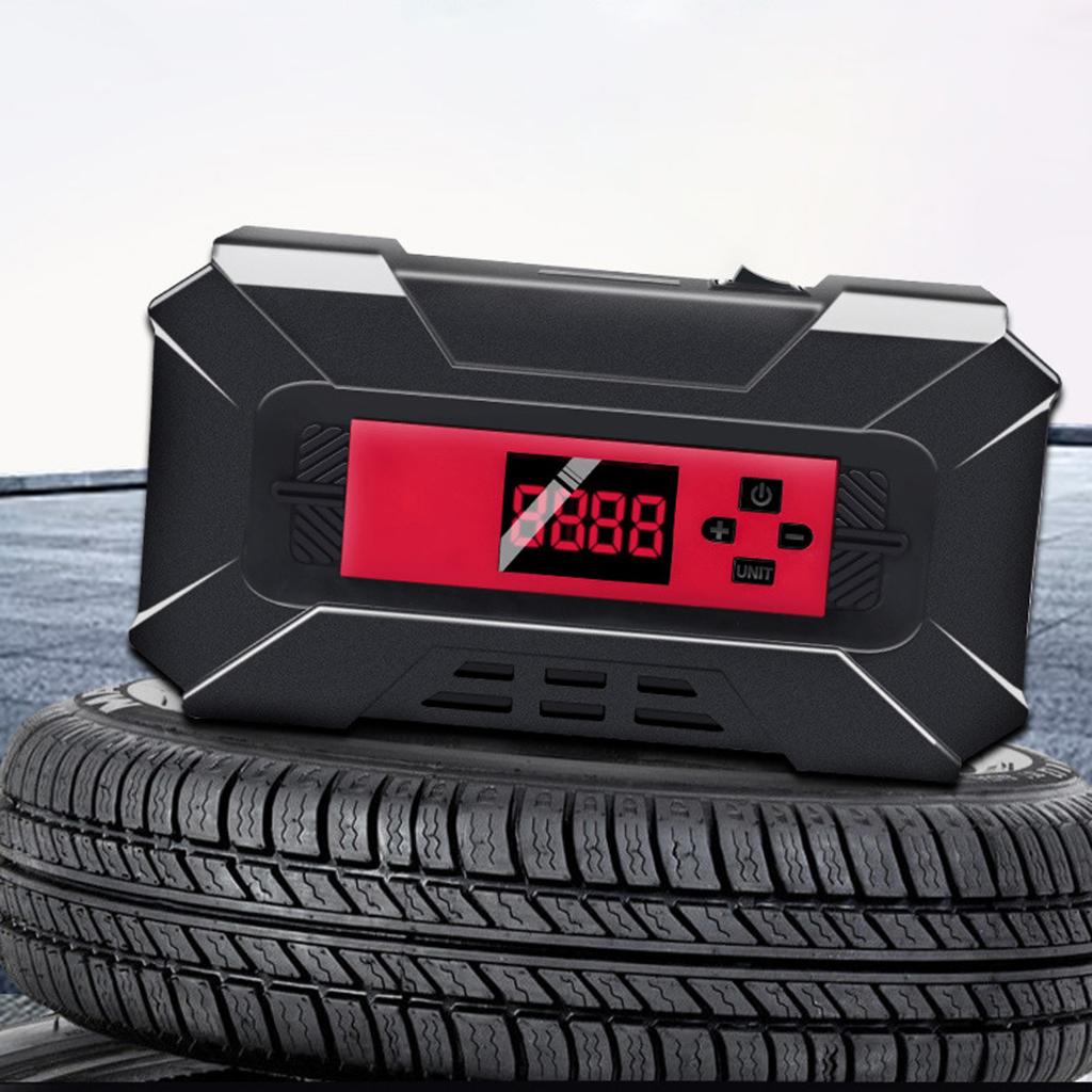 70L/min. Tyre Inflator, 12V Portable Digital Air Compressor Tyre Pump Fast