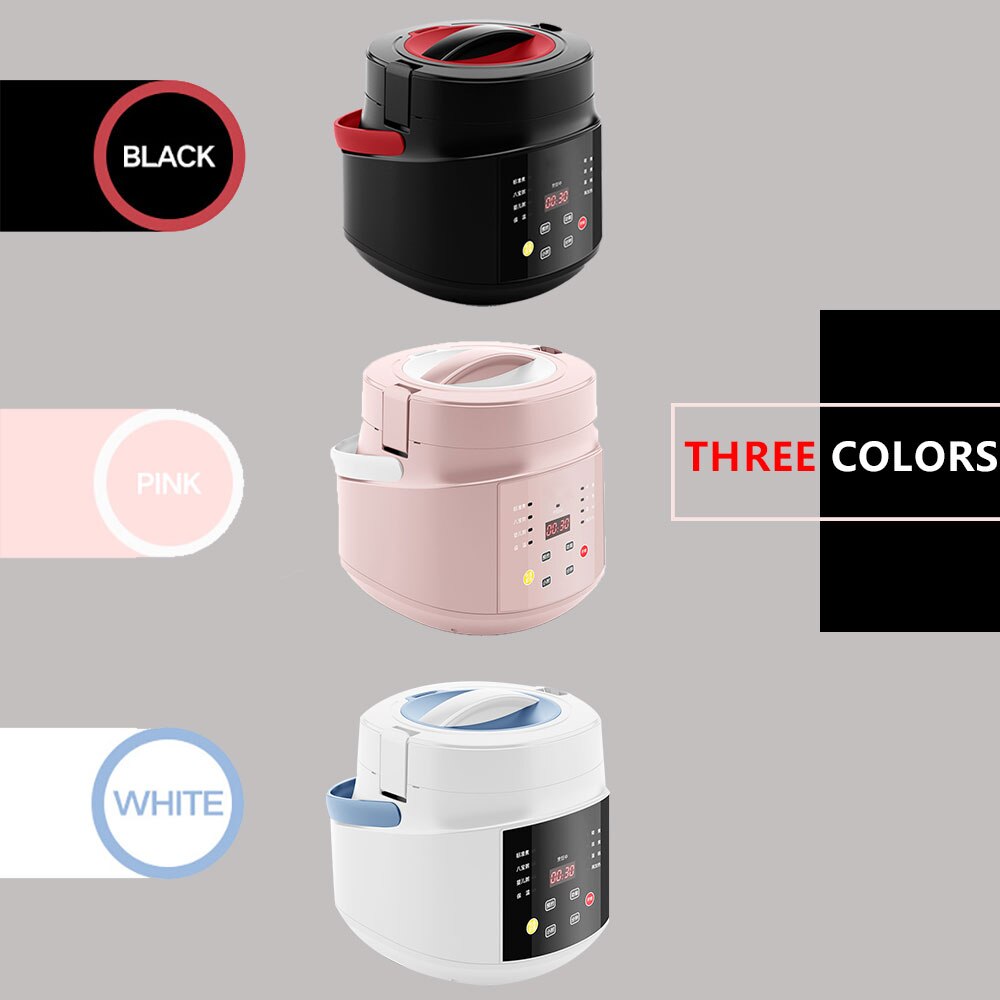 6 Cooking-Mode 12V/24V Electric Rice Cooker Multi-Function Intelligent Rice Cooker for Home Car