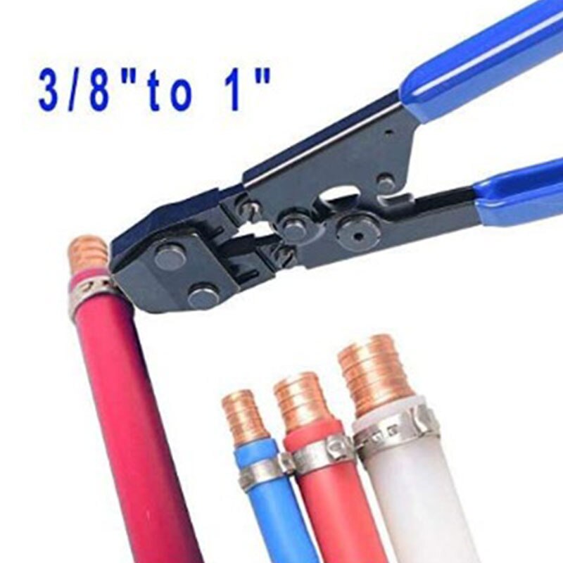 PEX Crimping Tools Cinch Clamp Tools for Fastening Stainless Clamps Sizes From 3/8-Inch-1-Inch with Clamps(30Pcs)