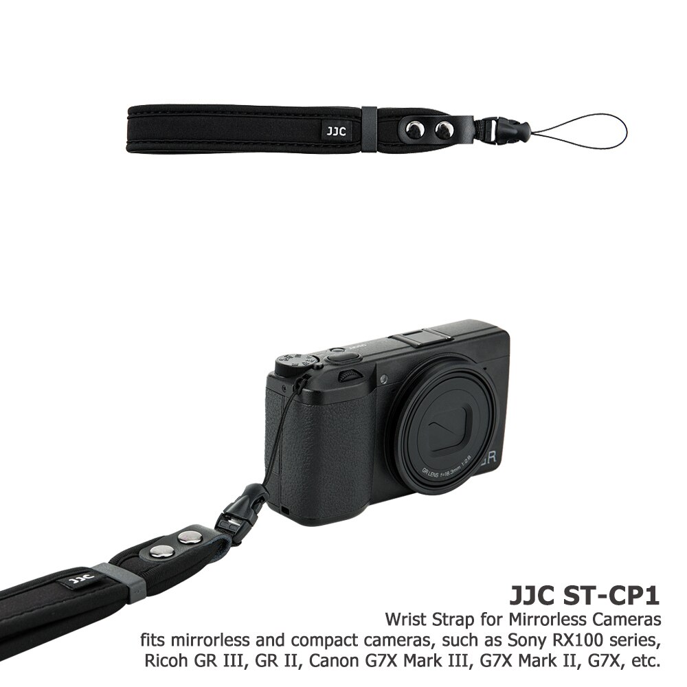 Courroie d&#39;épaule pour appareils photo compacts sans miroir, sangle de poignet à dégagement rapide pour Sony ZV-1 Ricoh GRIIIx Fuji Instax Mini Evo