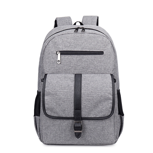 Mochila nueva ZENBEFE para la escuela, mochila impermeable de nailon, mochila de viaje de gran capacidad, mochila escolar negra para adolescente: Dark Grey
