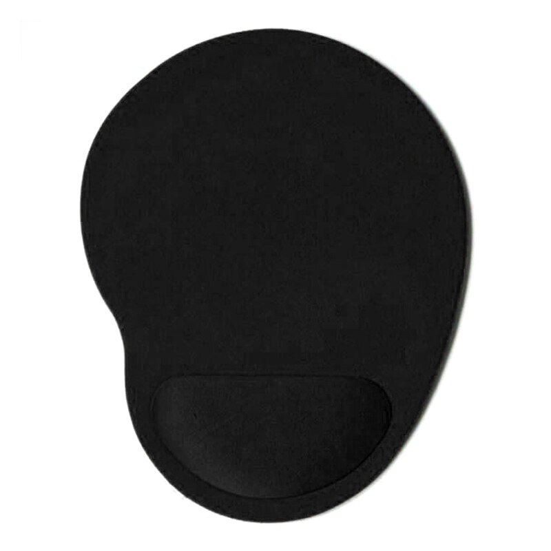 1Pcs Effen Kleur Muismat Computer Game Creatieve Effen Kleur Milieubescherming Eva Comfortabele Computer Randapparatuur: black