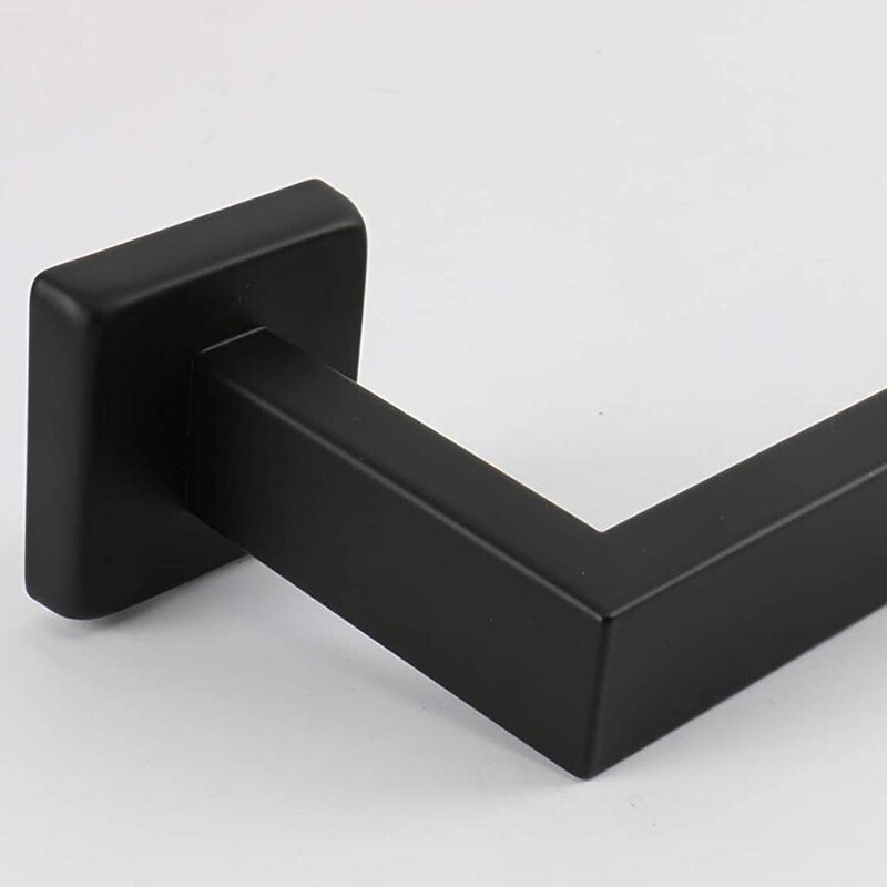 Toallero de baño con Base cuadrada, barra gruesa de acero inoxidable SUS304, accesorios de baño, barra de toalla