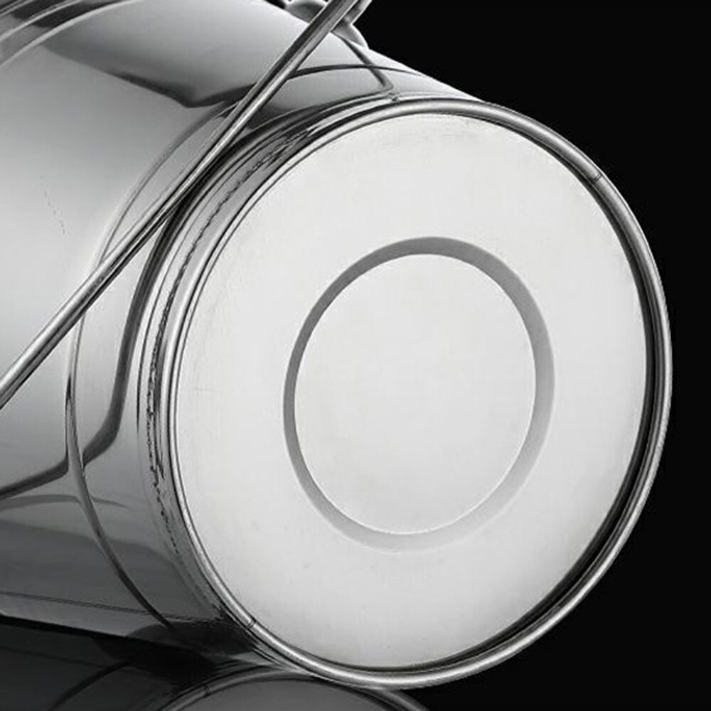 0.8L~1.3L Stainless Steel Ice Bucket Portable Ice Chiller Cooler with Handle Ice Cube Container for Champagne Beer Bucket