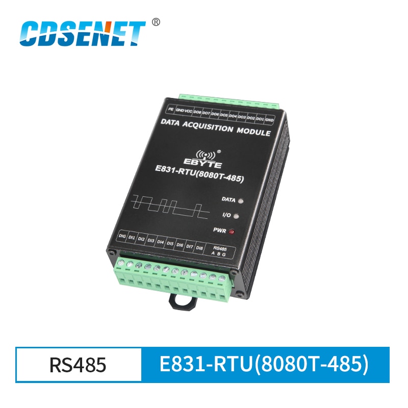 E831-RTU (8080T-485) Modbus RTU IO Controller 8 Kanal Digital Menge Eingang Relais Ausgang Wireless IoT Modem