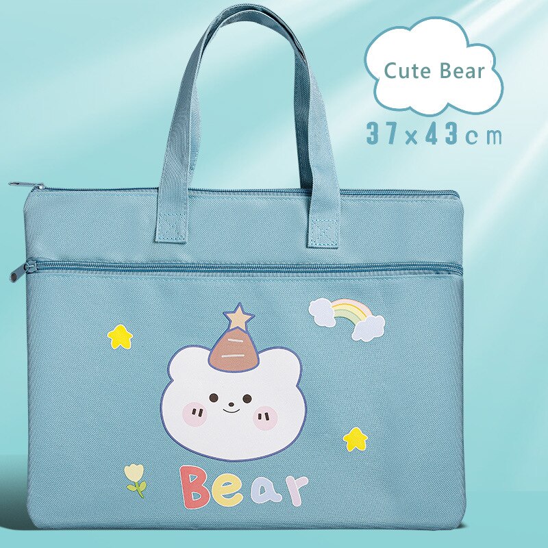 Bolsa de lona para documentos A4, carpeta de archivos, organizador de papelería, almacenamiento de papeles, bolso con cremallera, bolsa organizadora, suministros de oficina y escuela: 01