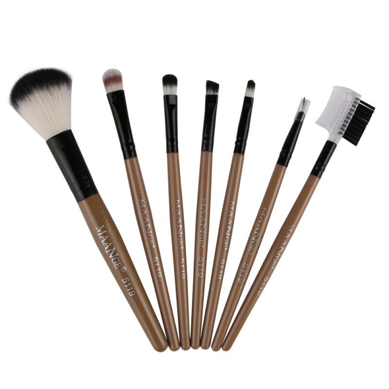 Set van 7 make-upkwasten voor cosmetische foundation, poeder, oogschaduw en make-upkwasten, eenvoudig te gebruiken: Jb