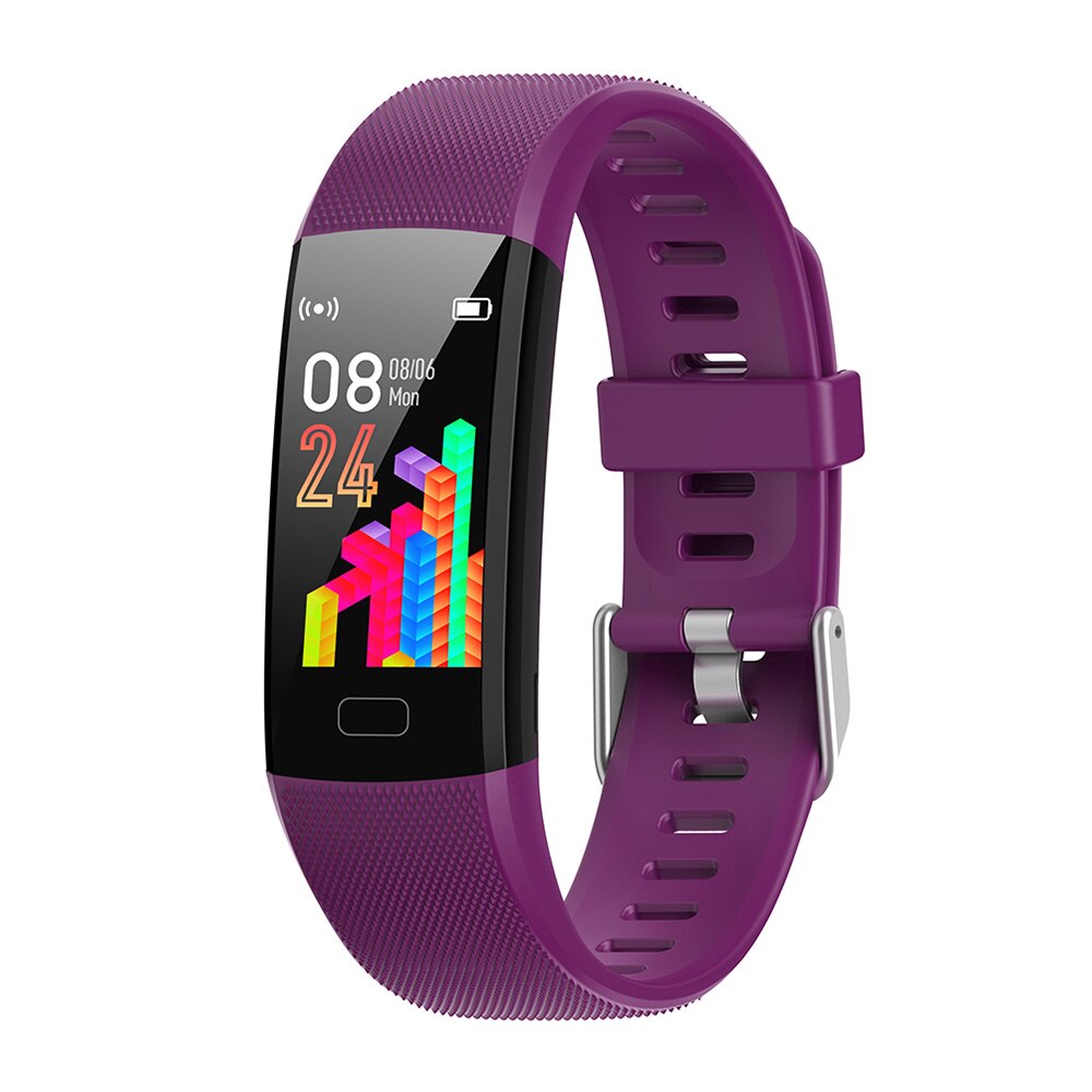 Colmi fitness tracker, hr-activiteitstracker, hartslagmeter,  ip67 waterdichte smartband, stappenteller, slaapmonitor voor kinderen en mannen.: Paars