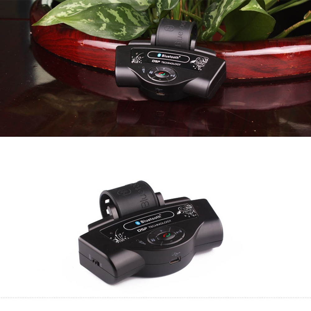 Portable Steering Wheel Handsfree Auto Bluetooth Receiver Car Kits Hands Free For Mobile Phone Speakerphone Bluetooth