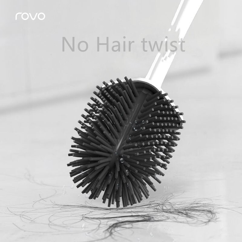 ROVO Intelligent brosse de toilette électrique Rechargeable puissant longue poignée brosse de toilette pour 35s désinfection stérilisateur