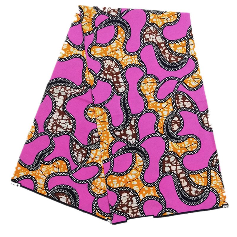 White Stripes Soft African Print Fabric Ankara Wax 100% Cotton Nigeria Style NN0809-47: As picture 7