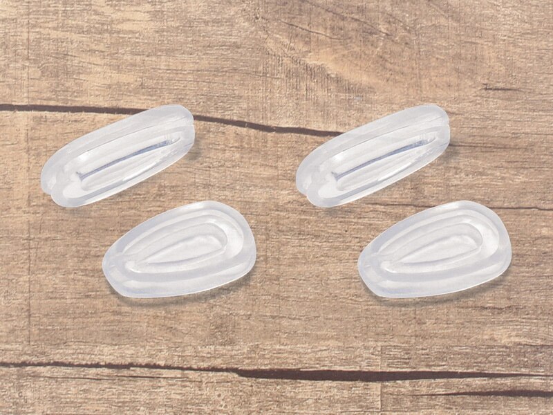 Vervangende transparante neuspads van vonxyz voor oakley titanium crosshair  oo6014 montuurvarianten: 2 paar