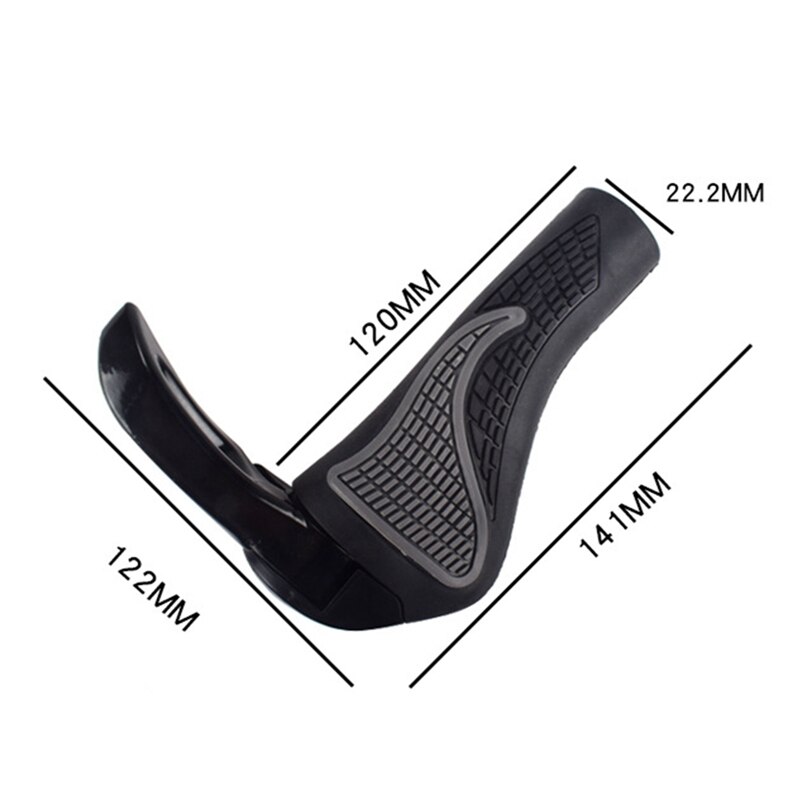 Ergonomische Fiets Grip Met Stuur End Stad Fiets Mountainbike Vouwen Racefiets, Stuur Binnendiameter 22.2Mm