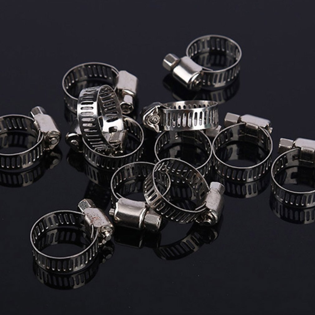 Adjustable Carbon Steel Worm Gear Hose Clamps Assortment Kit Fuel Line Clamp For Water Pipe Plumbing Hose Clamp Kit