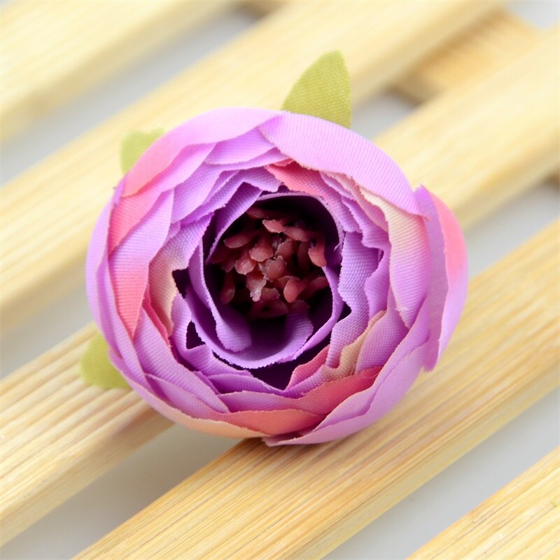 30 st 3.5cm mini konstgjorda rosknoppar snittblomma huvud bröllop juldekoration gör det själv sreath hantverk blommor tillbehör