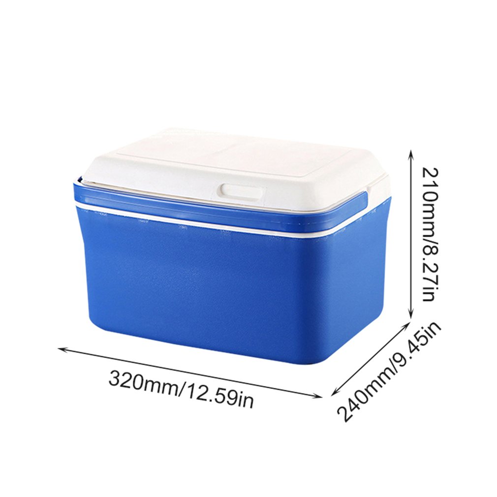8L/13L Mini Dual Use Car Refrigerator Home Freezer Thermal Heat Preservation Cold Icebox Travel Camping Cooler Box: Default Title