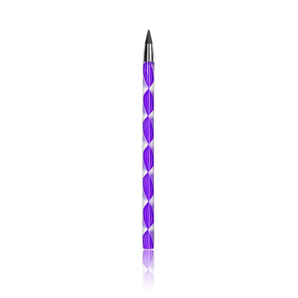 Nessun inchiostro penna eterna carino staccabile nuova matita HB matita cancellabile studente penna per scrivere penna per bambini penna per pittura matita meccanica: purple1
