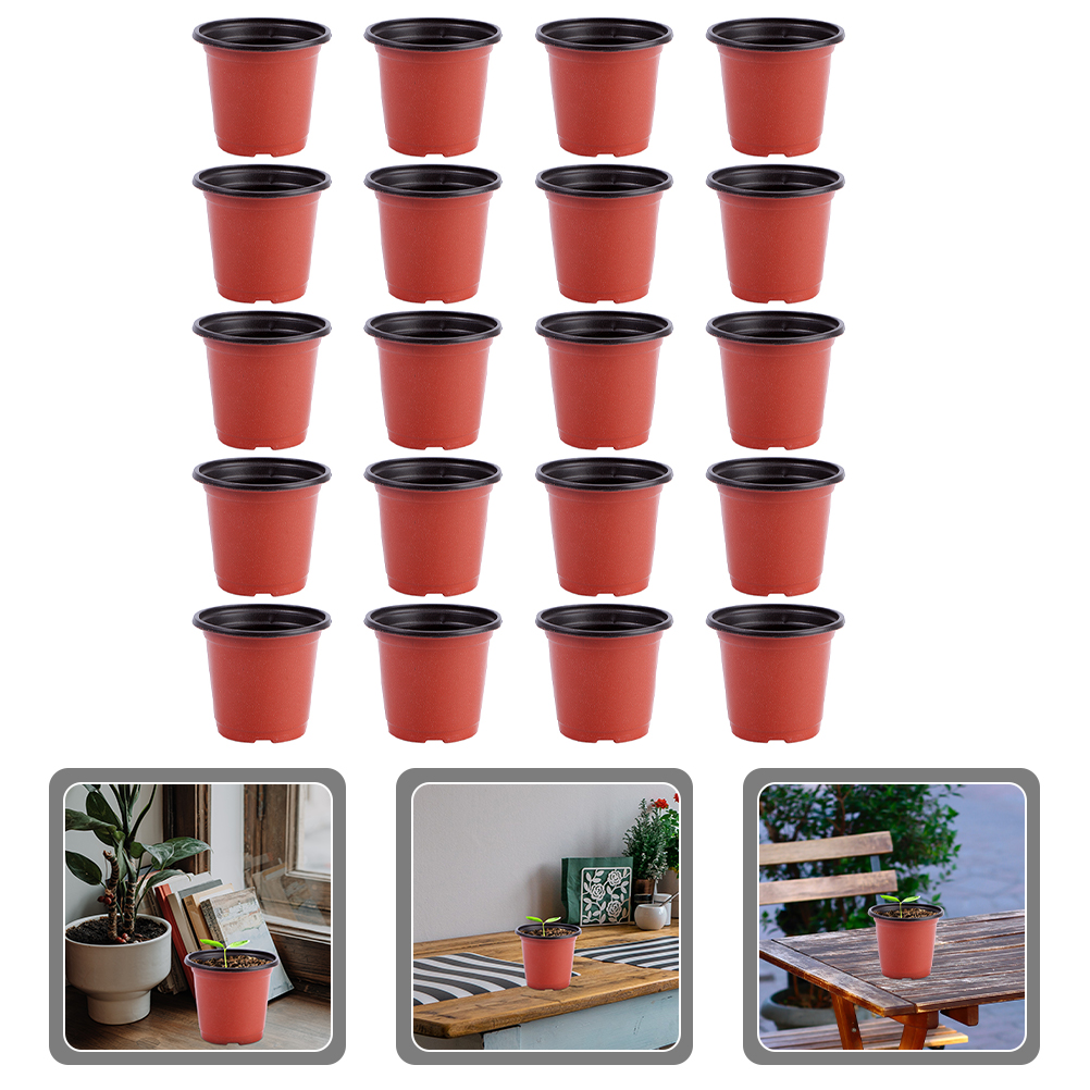 100 Pcs Seedling Pot Plant Nursery Pots Gardening Container Paper Cups Germination Propagator Greenhouse Flower Pots: Default Title