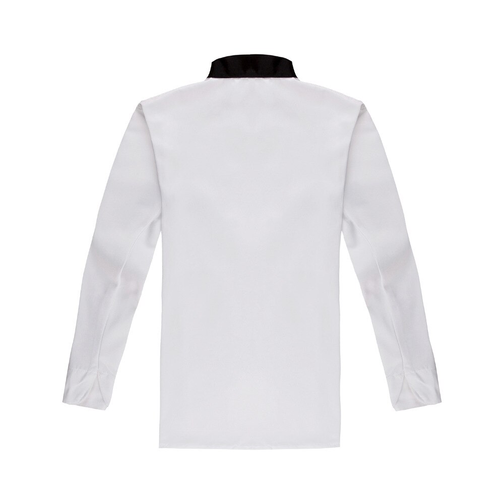Fashionable Unisex Double-breasted Chef's Uniform, Long sleeve Chef Jackets Chef Kitchen Work Wear Chef service Gilt buttons