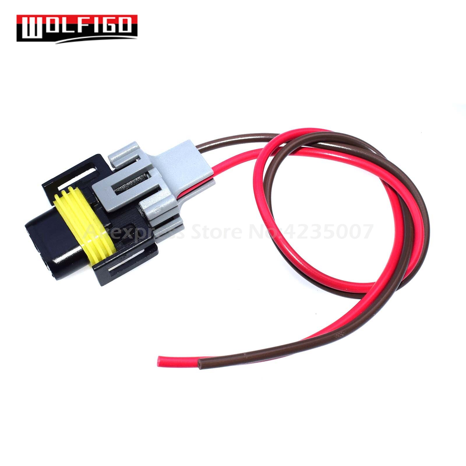WOLFIGO 1 / 6PCS Vehicle Speed Sensor 2-Way Connector Harness Plug For G-M TPI TBI 700R4 T5 4L60E PT120,PT1634,PT2421,PT2721