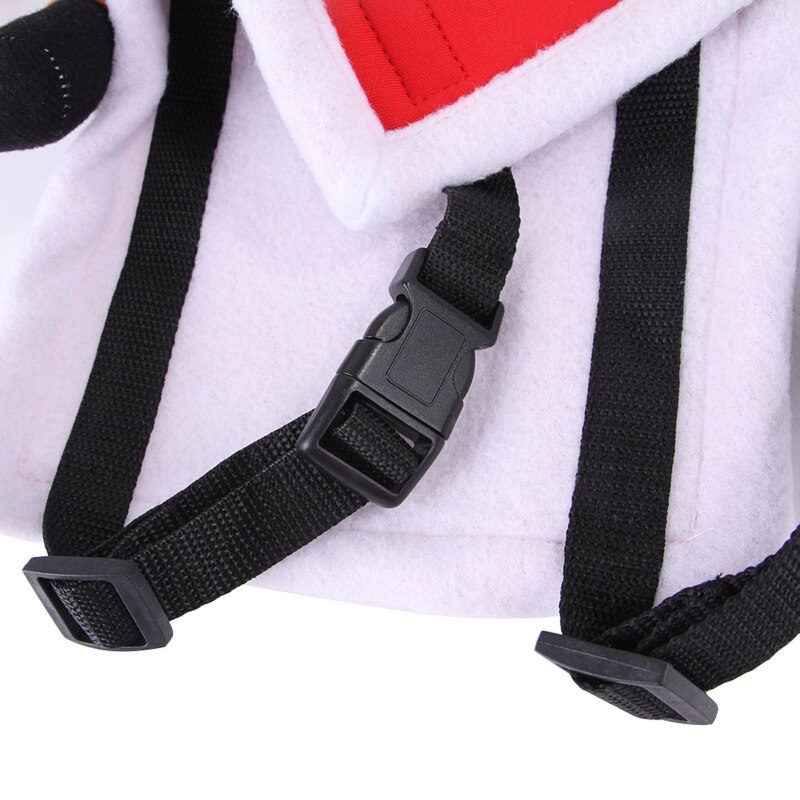 Funny Pet Riding Horse Costume Dog Rider Clothes Halloween Chrismas Cute Suit B2QB