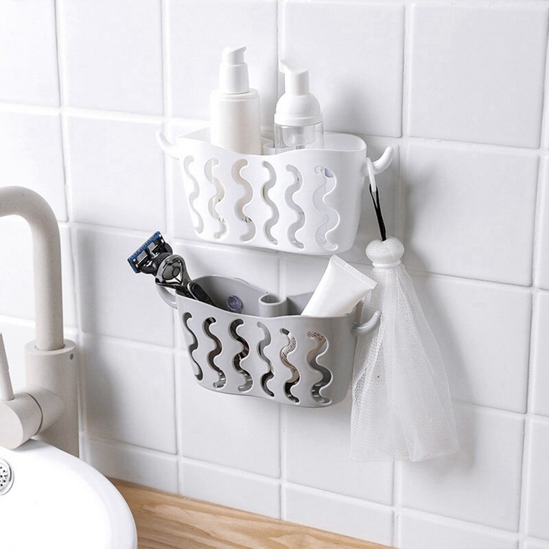 Soporte para esponja de cocina con ventosa de esponja soporte para ventosa de baño para esponjas jabones lavadores suministros para el hogar multifuncional