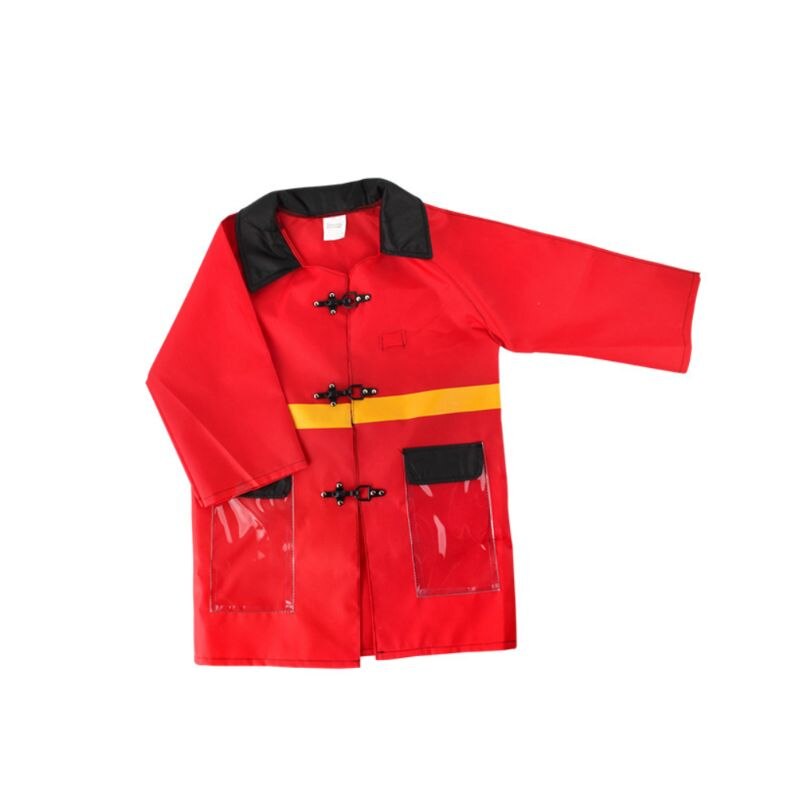 Disfraz de bombero del fuego para niños, chaqueta impermeable, uniformes, ropa, juego de rol, divertido, para de Halloween