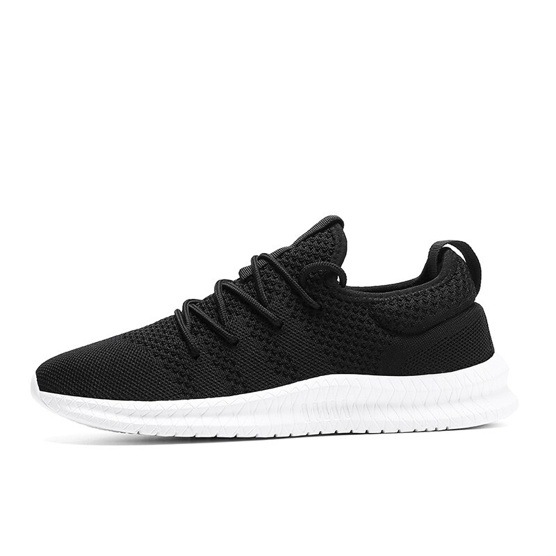 Xiaomi Mijia Men&#39;S Running Shoes Super Lightweight Large Size Men&#39;S Shoes Sports Tennis Casual Shoes Breathable Sneakers: White black / 39