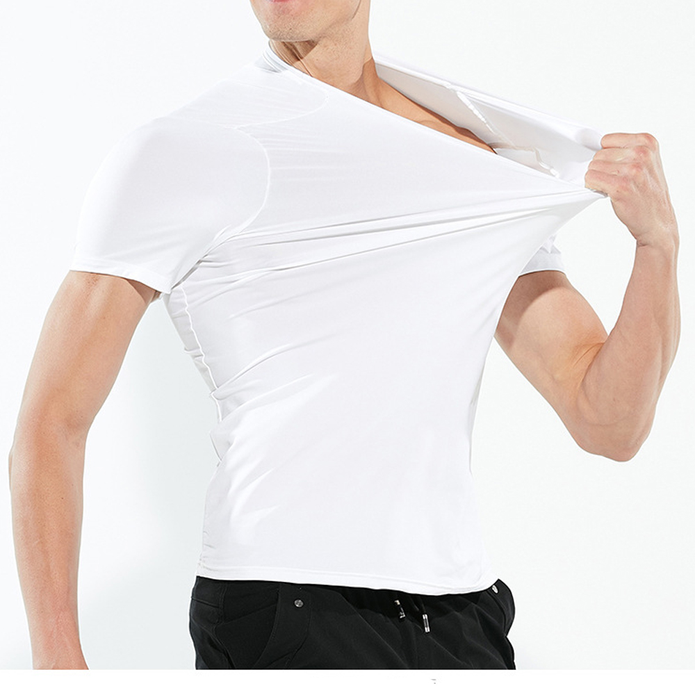 Camiseta impermeable antisuciedad para hombres, camiseta creativa hidrofóbica a prueba de manchas, transpirable, camisa de secado rápido, Manga corta para hombres