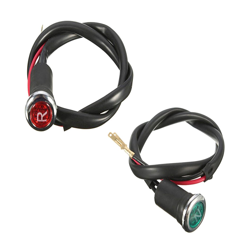 Indicador de luz neutra y inversa ATV, para 90/110/125/150/200/250/300cc ATV Quad Sunl/Taotao/Eagle/Loncin DC 12V, 2 uds.